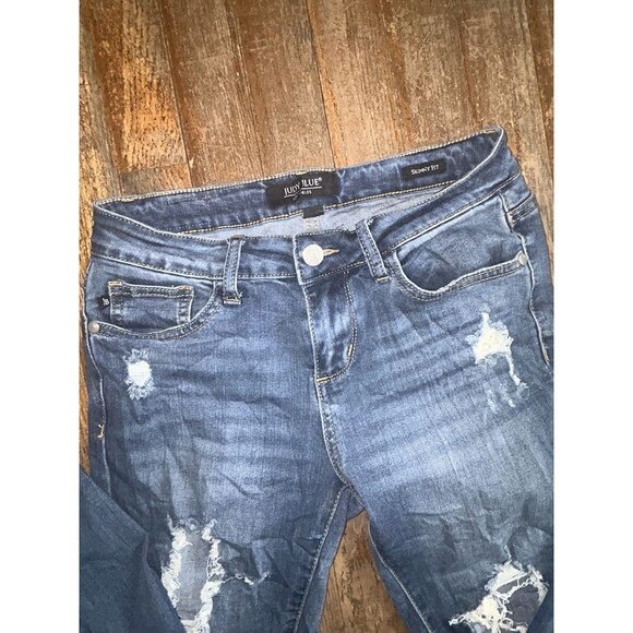 JUDY BLUE HIGH WAIST SKINNY WOMENS JEANS SIZE 1/25 - Picture 3 of 7